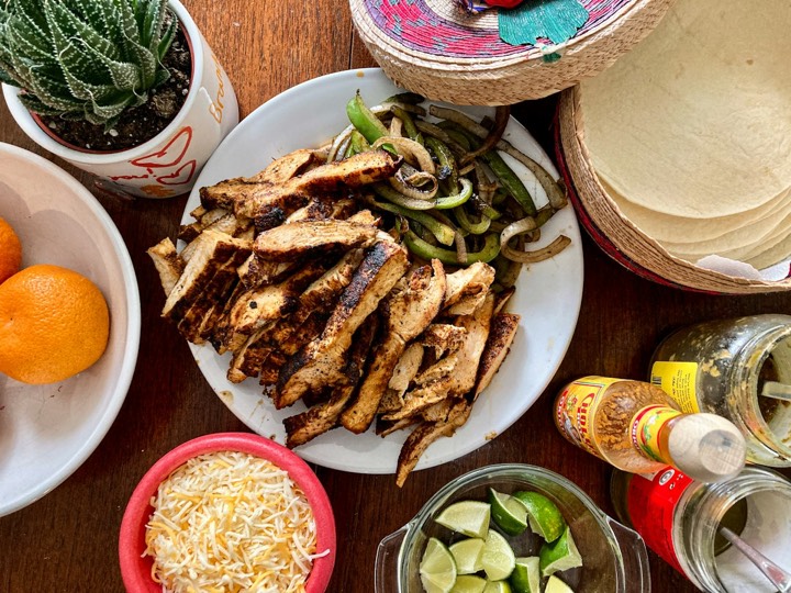 Ingredients laid out for cooking